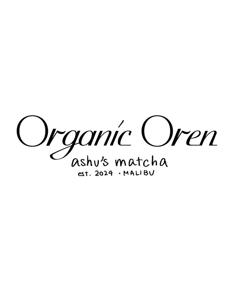 ashu's matcha & organic oren